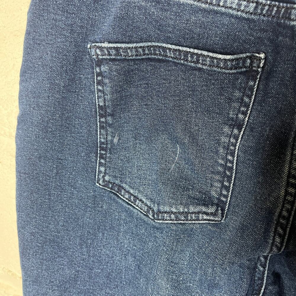 Boden Women's High Rise Classic Slim Jeans Frayed Raw Hem Size 31 x 32 - Picture 3 of 9
